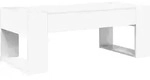 vidaXL Couchtisch Wei&szlig; 110 x 50 x 41 cm Holzwerkstoff