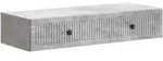 vidaXL Wandmontierter Beistelltisch Betongrau 87,5 x 34,5 x 17 cm