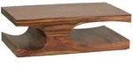 KADIMA DESIGN Couchtisch BOHA Massiv-Holz Sheesham 118 cm breit Wohnzimmer-Tisch