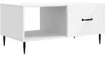 vidaXL Couchtisch Wei&szlig; 90 x 50 x 40 cm Holzwerkstoff