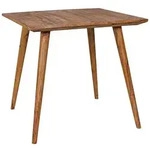 KADIMA DESIGN Esszimmertisch REPA 80 x 80 x 76 cm Sheesham rustikal Massiv-Holz,