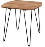 KADIMA DESIGN Esszimmertisch 80x80x76 cm Sheesham Massivholz, Esstisch mit
