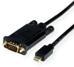 ROLINE Kabel Mini DisplayPort-VGA, Mini DP ST - VGA ST, schwarz, 1,5 m