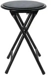 Klapphocker Klappstuhl K&uuml;chenhocker Hocker Sitzhocker Schwarz &Oslash;30cm
