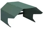 Proregal M&auml;hroboter-Garage | HxBxT 41x60x70cm | Metall | Gr&uuml;n | Dach...