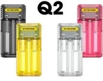 Nitecore Q2 - Schnelladeger&auml;t f&uuml;r Li-Ion Akkus, 2 Schachtlader - 4 Farben zur