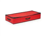 Relaxdays Geschenkpapier Aufbewahrungsbox, 2 Innentaschen f&uuml;r Geschenkb&auml;nder,