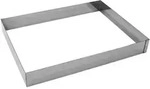 Schneider - Tortenring "Rechteck", Edelstahl, 300 x 400 x 40 mm