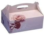 PAPSTAR 15 Geb&auml;ck-Kartons, Pappe eckig 23 cm x 16 cm x 9 cm ros&eacute; mit...