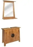 vidaXL Badm&ouml;bel-Set Massivholz Kiefer