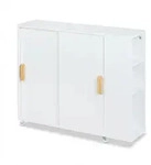 Relaxdays Nischenschrank, 4 F&auml;cher, WC-B&uuml;rstenhalter, HxBxT: 62 x 19,5 x 64 cm,