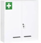 kleankin - Medizinschrank - 55L x 18B x 60H cm - wei&szlig;