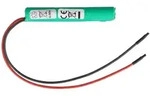 AccuCell Notleuchtenakku NiMH 3,6V 500mAh L1x3 Lady N mit 200mm Kabel einseitig