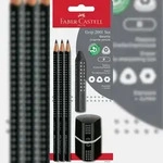 Faber Castell Bleistift Grip 2001 B schwarz Rad+Spitzer