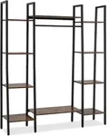 COSTWAY Pflanzenst&auml;nder mit Wachstumslichtern, 140cm Pflanzenregal 10 Ebenen,