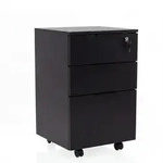 Rollcontainer / Schreibtischcontainer Davik schwarz hjh OFFICE