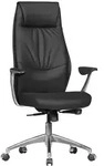 KADIMA DESIGN B&uuml;rostuhl Echtleder Schwarz Schreibtischstuhl X-XL 120kg