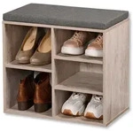 KESPER Schuhschrank mit Sitzkissen, wei&szlig; gek&auml;lkt, FSC