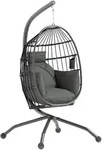 Outsunny - H&auml;ngesessel - 120Lx88Wx192Hcm - Schwarz