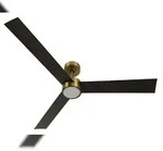 Lucci DC Deckenventilator Climate IV Messing mit LED 132