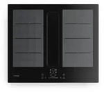 Klarstein ChefFusion Induktionskochfeld mit Dunstabzug | 4 Kochzonen | 7200 W |...