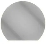 Planetm&ouml;bel AUBE LED-Spiegel 80 cm halbrund mit Touch-Sensor und dimmbarem...