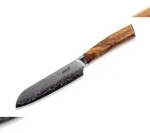 Pasoli-Damast-Santokumesser, Klinge 13 cm