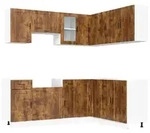 vidaXL 11-tlg. K&uuml;chenschrank-Set Porto R&auml;uchereiche Holzwerkstoff