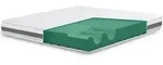 The White Stone Gro&szlig;es Einzelbett Matratze 130x205 Basic, Antibakteriell,