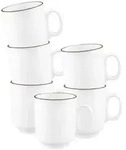 Seltmann Weiden Sento Home Pure Lines Becher mit Henkel 400 ml 6er Set -...