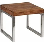 KADIMA DESIGN Beistelltisch GUNA Massiv-Holz Sheesham Wohnzimmer-Tisch...
