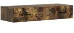 vidaXL Wandmontierter Beistelltisch 87,5 x 34,5 x 17 cm Holzwerkstoff 899010