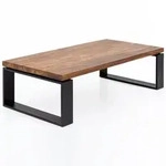 KADIMA DESIGN Couchtisch WL5.650 Sheesham 115x35x60 cm Massiv Holz Sofatisch mit