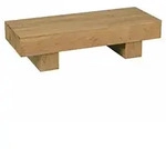 KADIMA DESIGN Couchtisch Massiv-Holz Akazie 120cm breit Design Wohnzimmer-Tisch