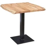 KADIMA DESIGN Esstisch Baumkante 80 x 75 x 75 cm Akazie Massivholz...