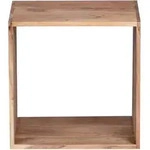 KADIMA DESIGN Standregal MUMBAI Massivholz Akazie 43,5 cm Cube Regal Design...