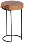 KADIMA DESIGN Beistelltisch AKOLA Massiv-Holz Akazie Wohnzimmer-Tisch...