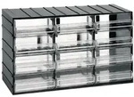 ArtPlast - Modulare Aufbewahrungseinheit 38,2x14,8x23 cm aus Polypropylen mit 12