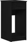 vidaXL Computer-Tower-Unterst&uuml;tzung mit schwarzer Schublade 35x45x77 cm Soho