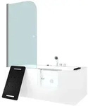 AcquaVapore Seniorendusche Kombi Duschkabine Whirlpool Seniorenwanne mit T&uuml;r