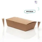 Blanc HYGIENIC Meal-Box 800ml 400 Stk, to go, take away, biologisch abbaubar,