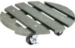 WAGNER Pflanzenroller WPC &Oslash; 29 x 7,5 cm, f&uuml;r au&szlig;en & innen, gr&uuml;n,...