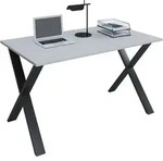 VCM Schreibtisch Lona Schwarz / Grau H. 76 x B. 140 x T. 80 cm