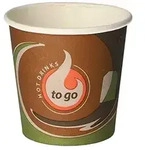Starpak 2000 Pappbecher "To Go" 0,1 l Espresso