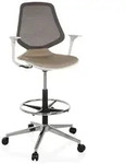 Arbeitsstuhl / Counterstuhl TOP WORK STYLE Stoff beige hjh OFFICE
