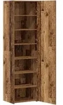 vidaXL Hochschrank Altes Holz 50x42.5x185 cm Holzwerkstoff