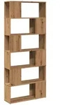 vidaXL B&uuml;cherregal/Raumteiler Artisan-Eiche 80x24x186 cm
