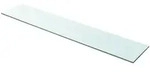 vidaXL Regalb&ouml;den 2 Stk. Glas Transparent 100x20 cm