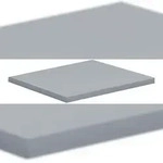 VCM Schreibtisch Lona Grau H. 2 x B. 50 x T. 50 cm