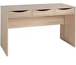 KADIMA DESIGN Schreibtisch MASSA 120 cm, Design B&uuml;ro-Tisch in Sonoma Eiche, Moderner
